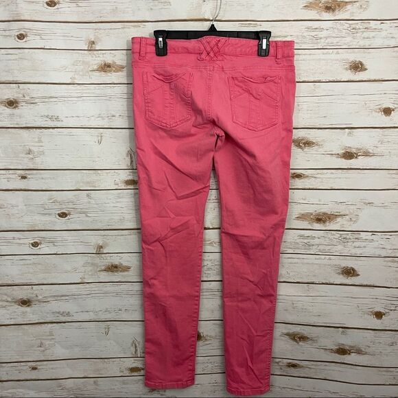 Tripp NYC Pink Goth Skinny Pants 90s Y2K Punk - Picture 4 of 6